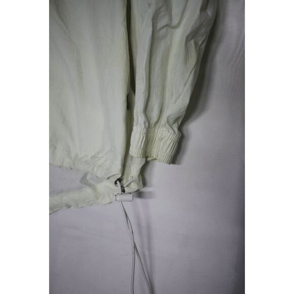 Vintage Adidas Windbreaker Jacket White & Yellow Stripe Logo Large - Picture 9 of 12